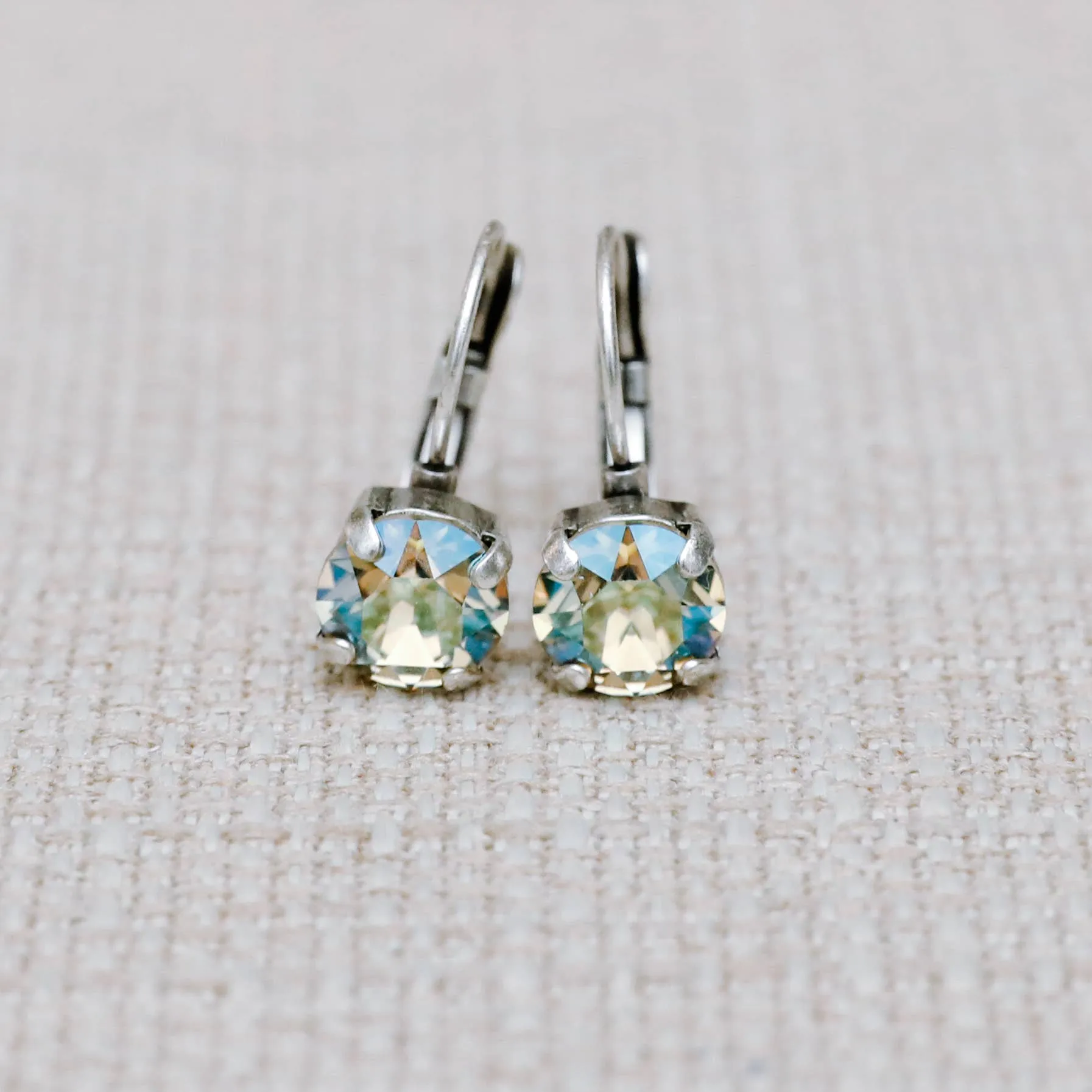 Jess Rachel Marie Earring: Light Sapphire AB