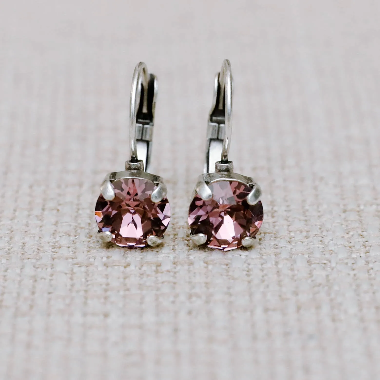 Jess Rachel Marie Earring: Light Sapphire AB