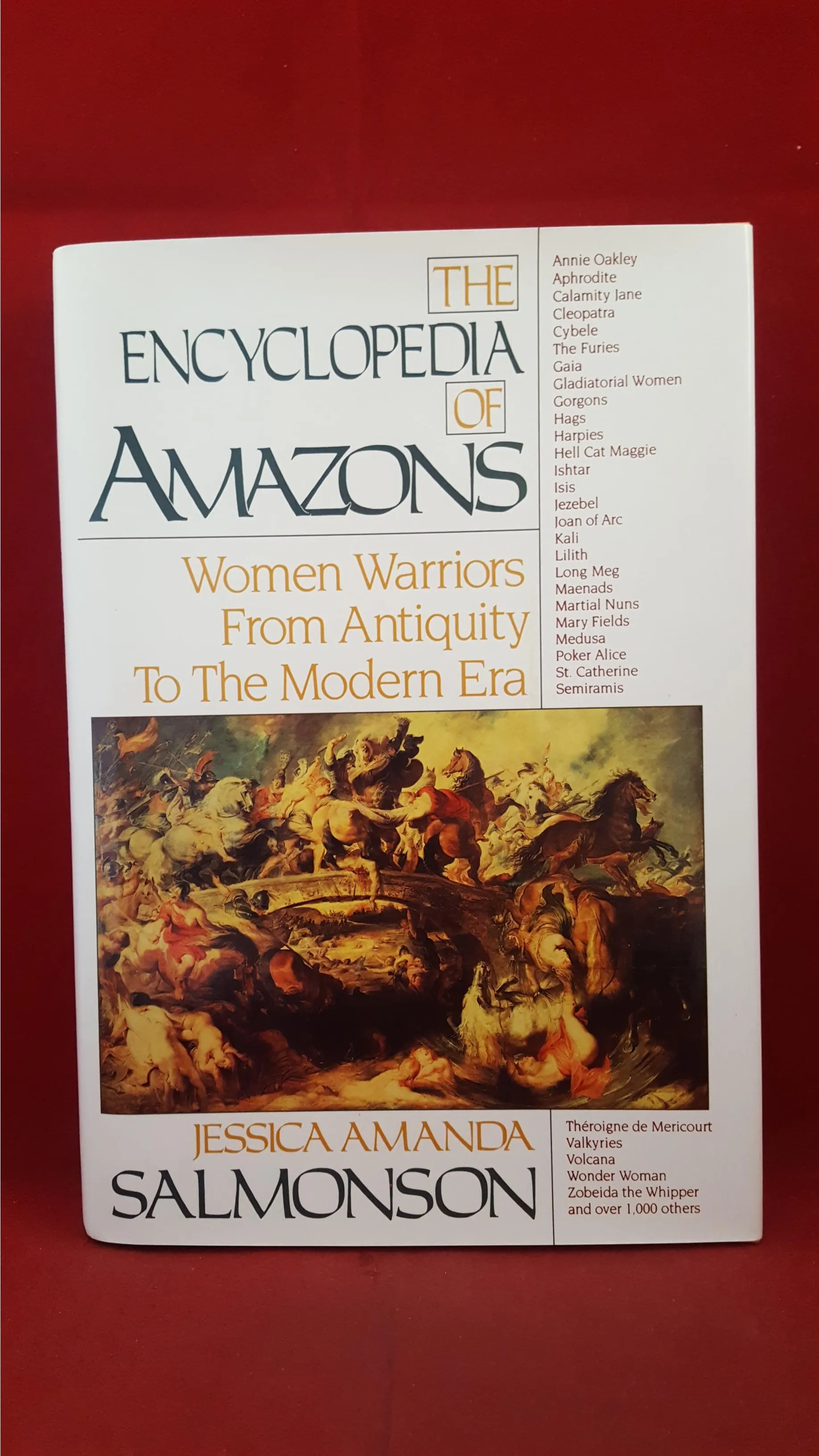 Jessica Amanda Salmonson-The Encyclopedia Of Amazons, Paragon, 1991, 1st, Signed