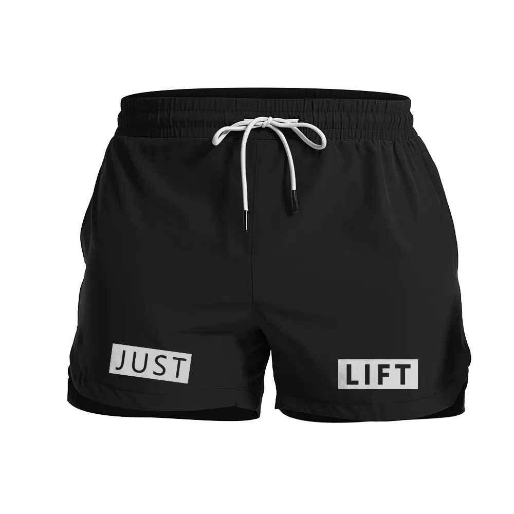 Just Lift Graphic Shorts