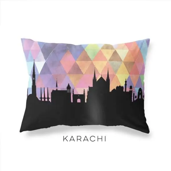 Karachi, Pakistan geometric skyline