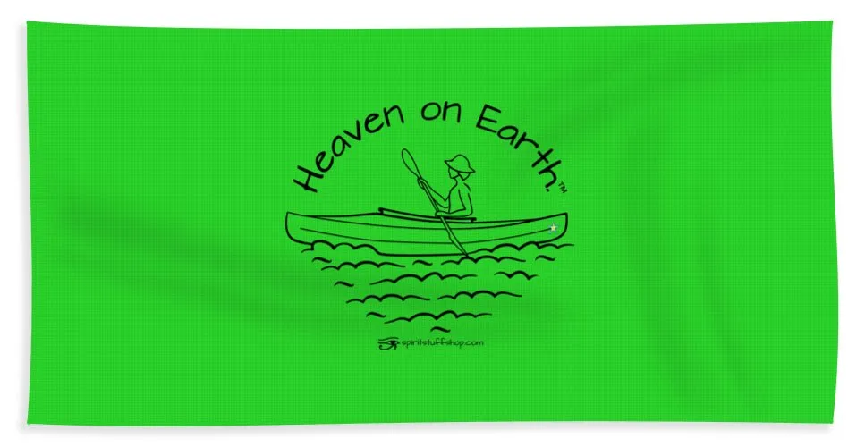 Kayaker Heaven On Earth - Beach Towel