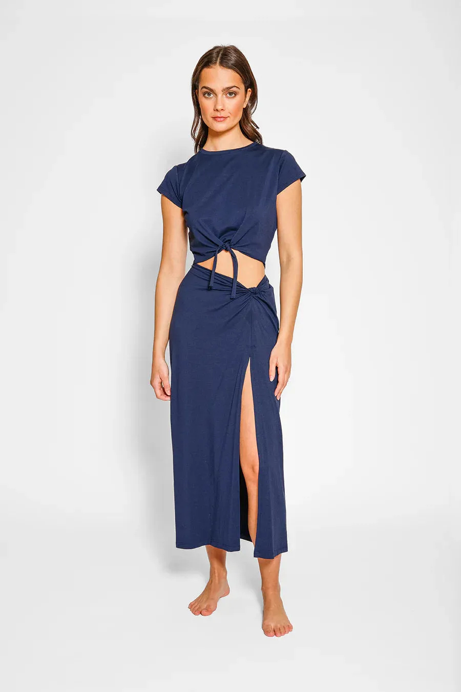 KOY RESORT- WOMEN'S LAGUNA BEACH SIDE KNOT SKIRT