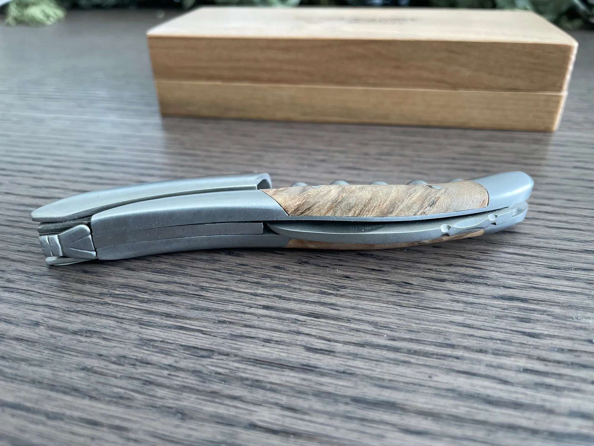 Laguiole en Aubrac Sommelier Waiter's Corkscrew with Lime Tree Wood Handle