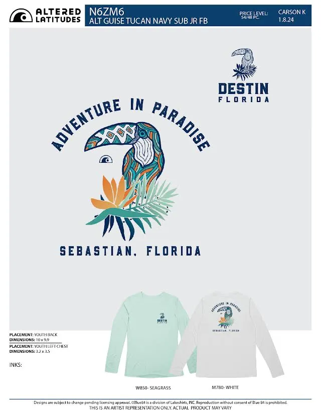 Lakeshirts Altered Latitudes UPF 50 LS