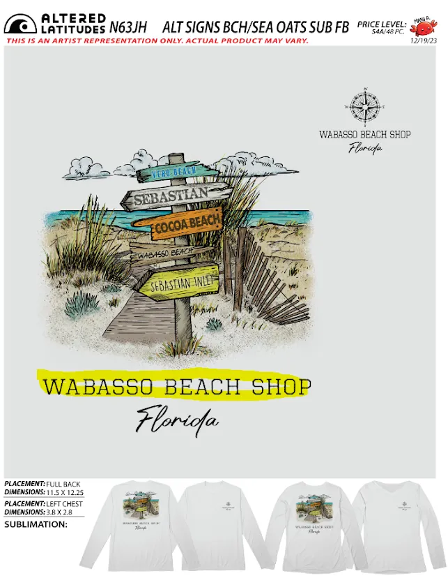 Lakeshirts Altered Latitudes UPF 50 LS