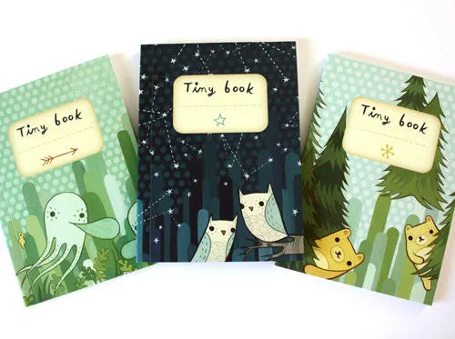 Land-Air-Water Set of 3 Mini Journals