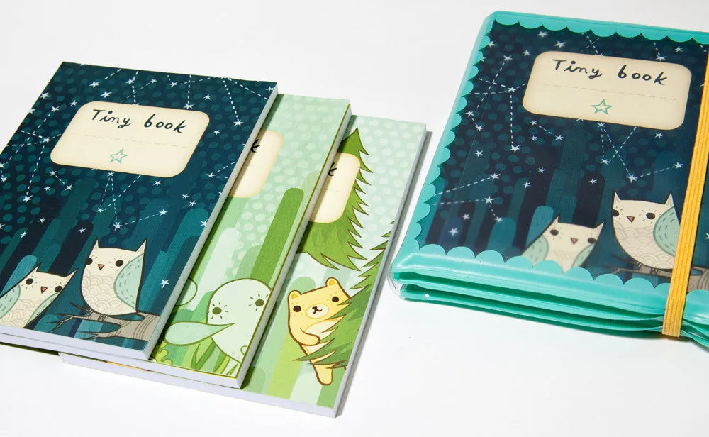 Land-Air-Water Set of 3 Mini Journals