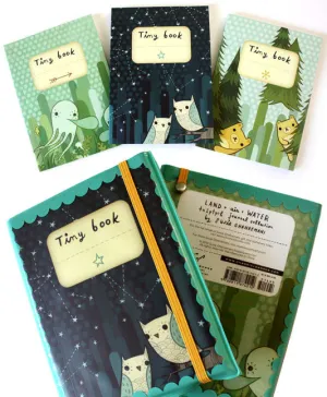 Land-Air-Water Set of 3 Mini Journals