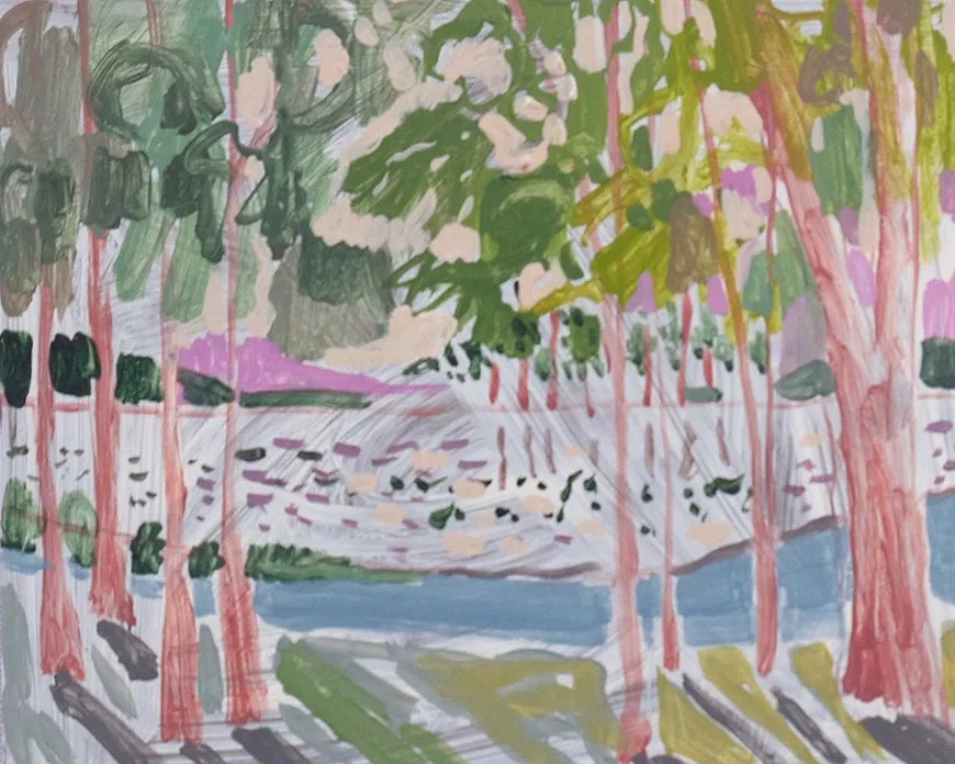 Landscape No. 13 - 8 x 10 Painting