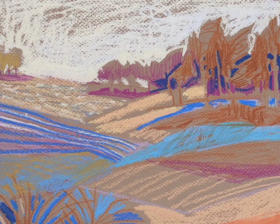 Landscape No. 3 - 8 x 10 Work on Paper