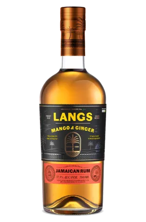 Langs Mango & Ginger Jamaican Rum 700mL