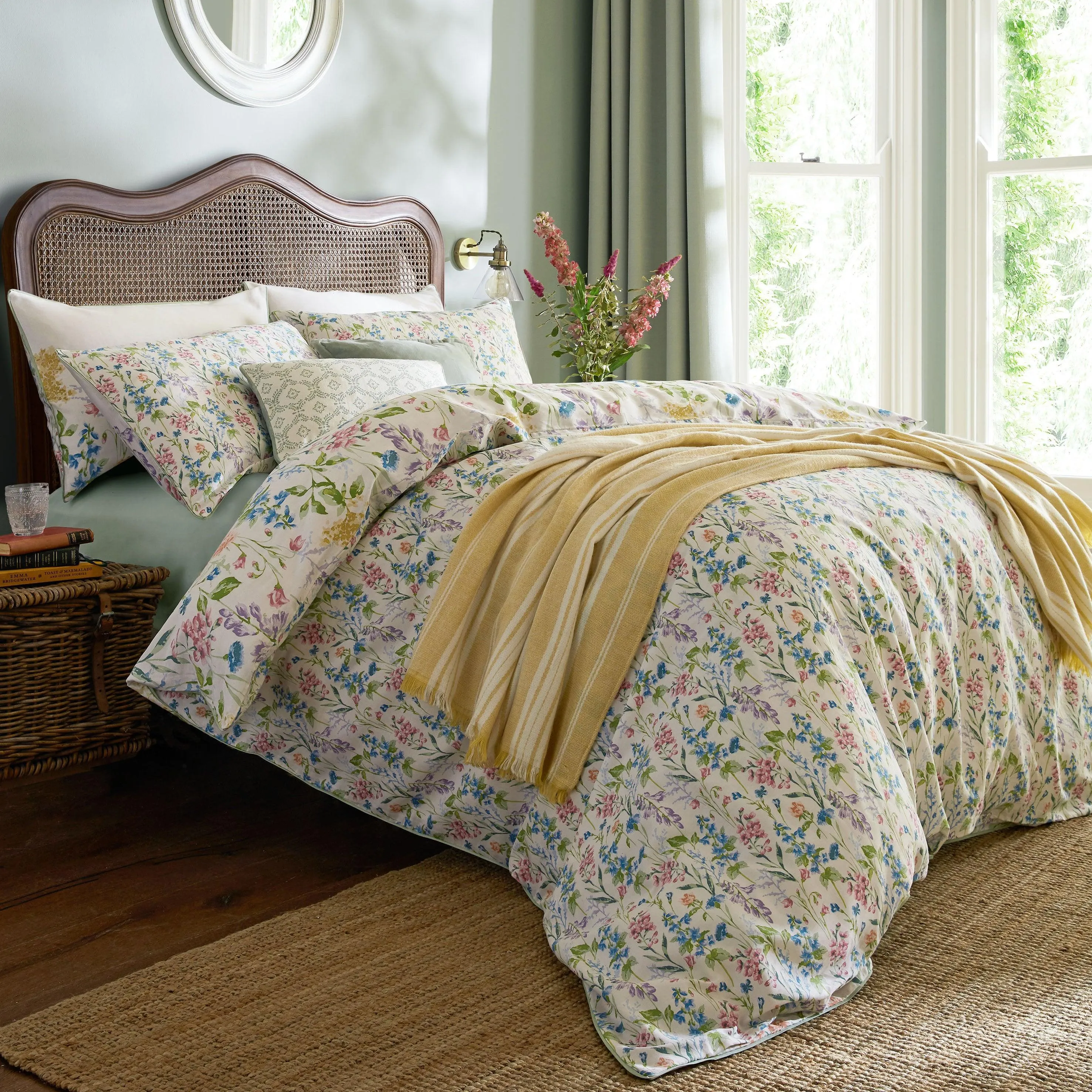 Laura Ashley Elston Garden Duvet Cover Set - Multi