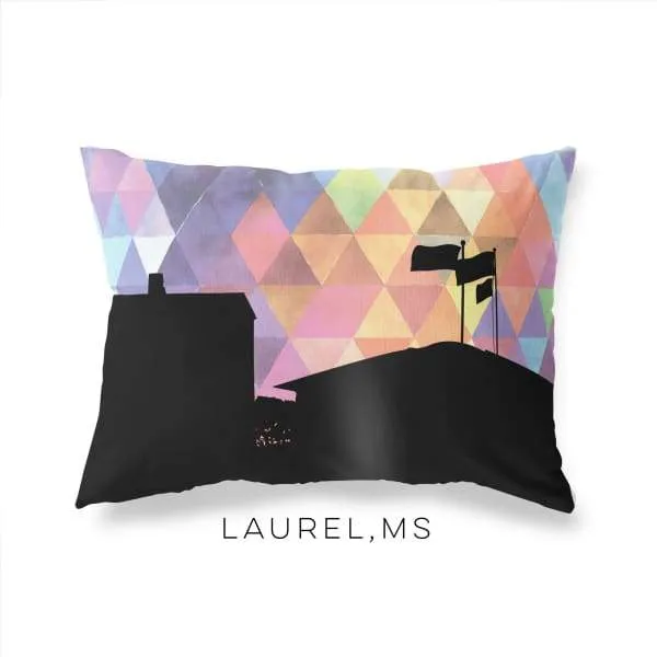 Laurel, Mississippi geometric skyline