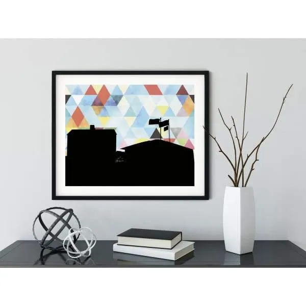 Laurel, Mississippi geometric skyline