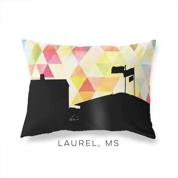 Laurel, Mississippi geometric skyline