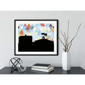 Laurel, Mississippi geometric skyline