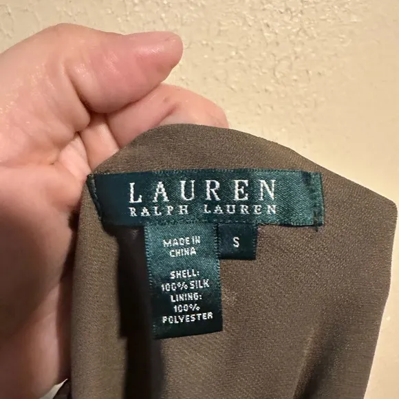 Lauren Ralph Lauren 100% Silk Skirt Boho Lined Size Small