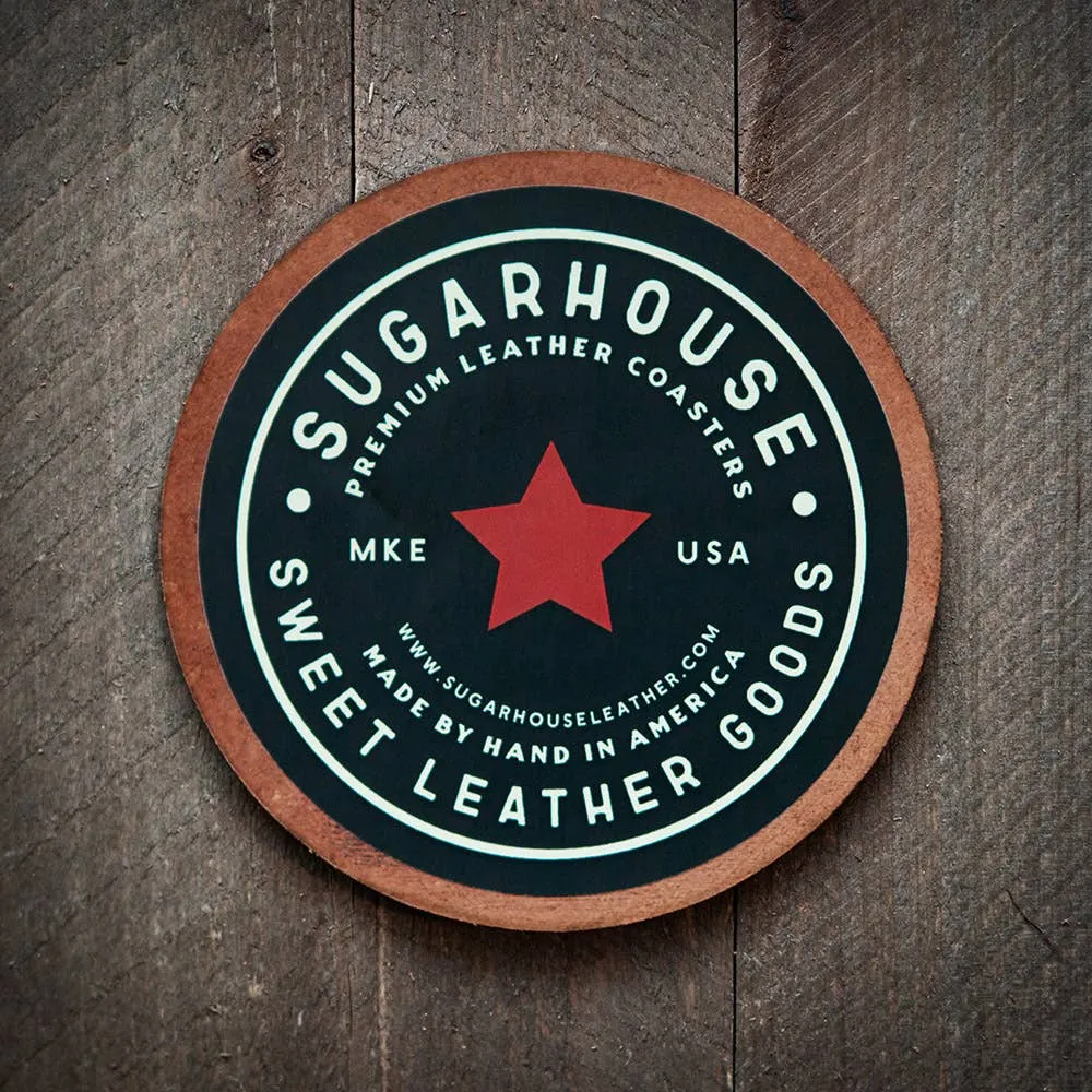 Leather Coaster Call Me Old Fashioned