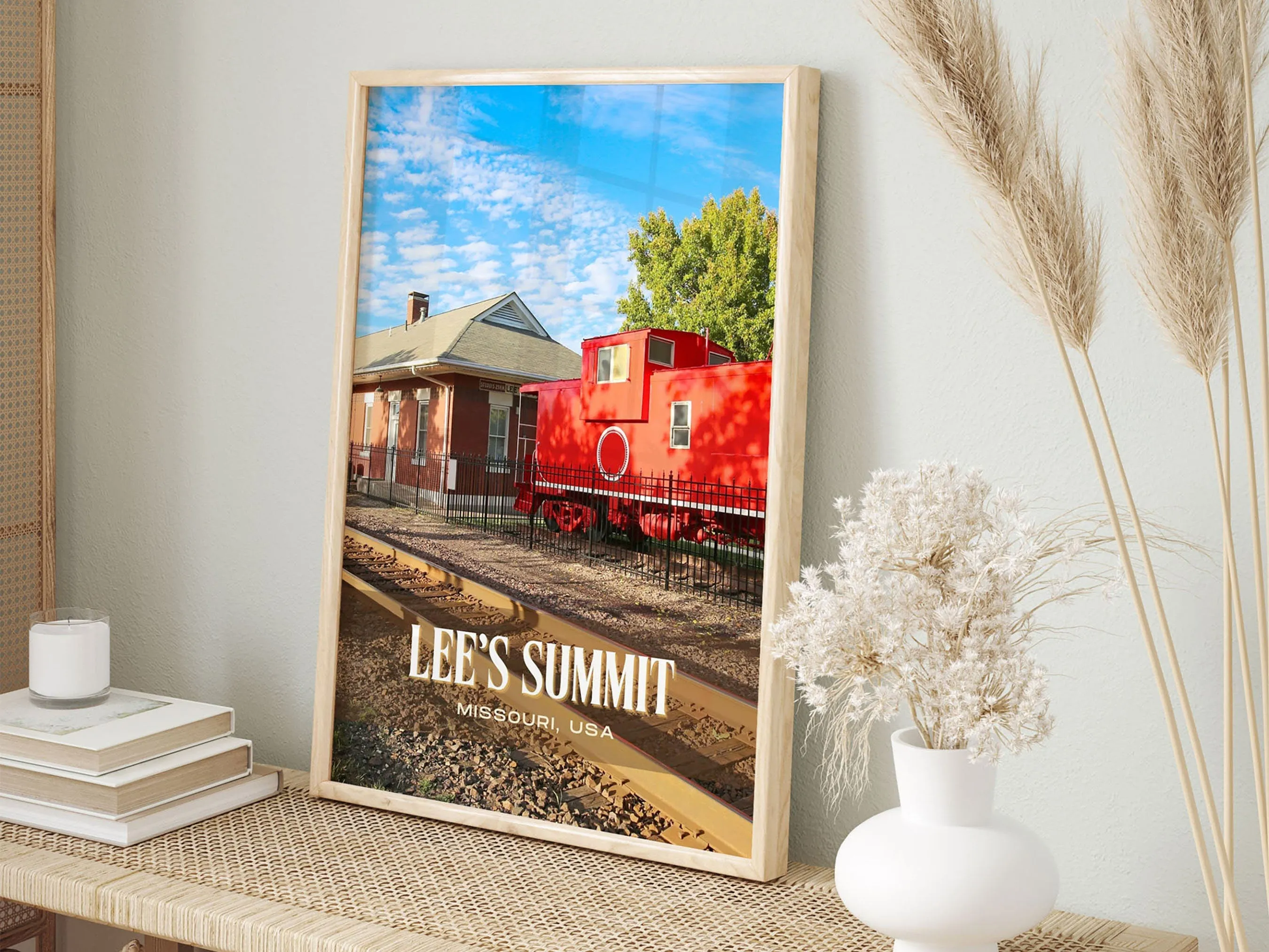 Lee's Summit Retro Wall Art, Missouri, USA
