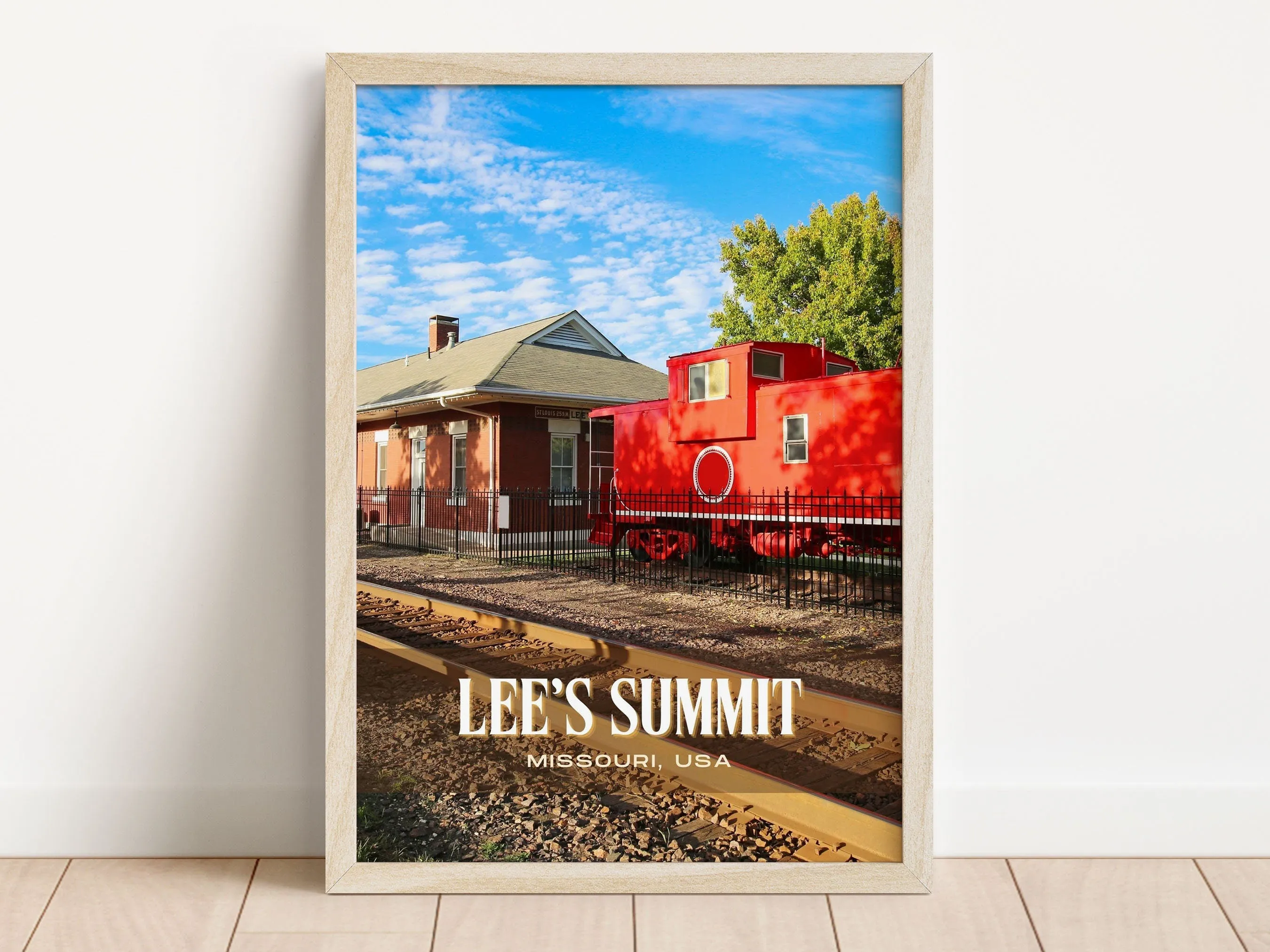 Lee's Summit Retro Wall Art, Missouri, USA