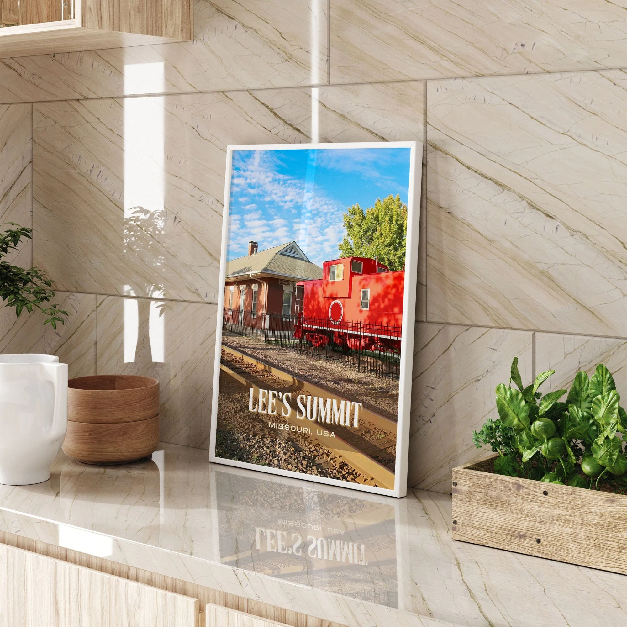 Lee's Summit Retro Wall Art, Missouri, USA