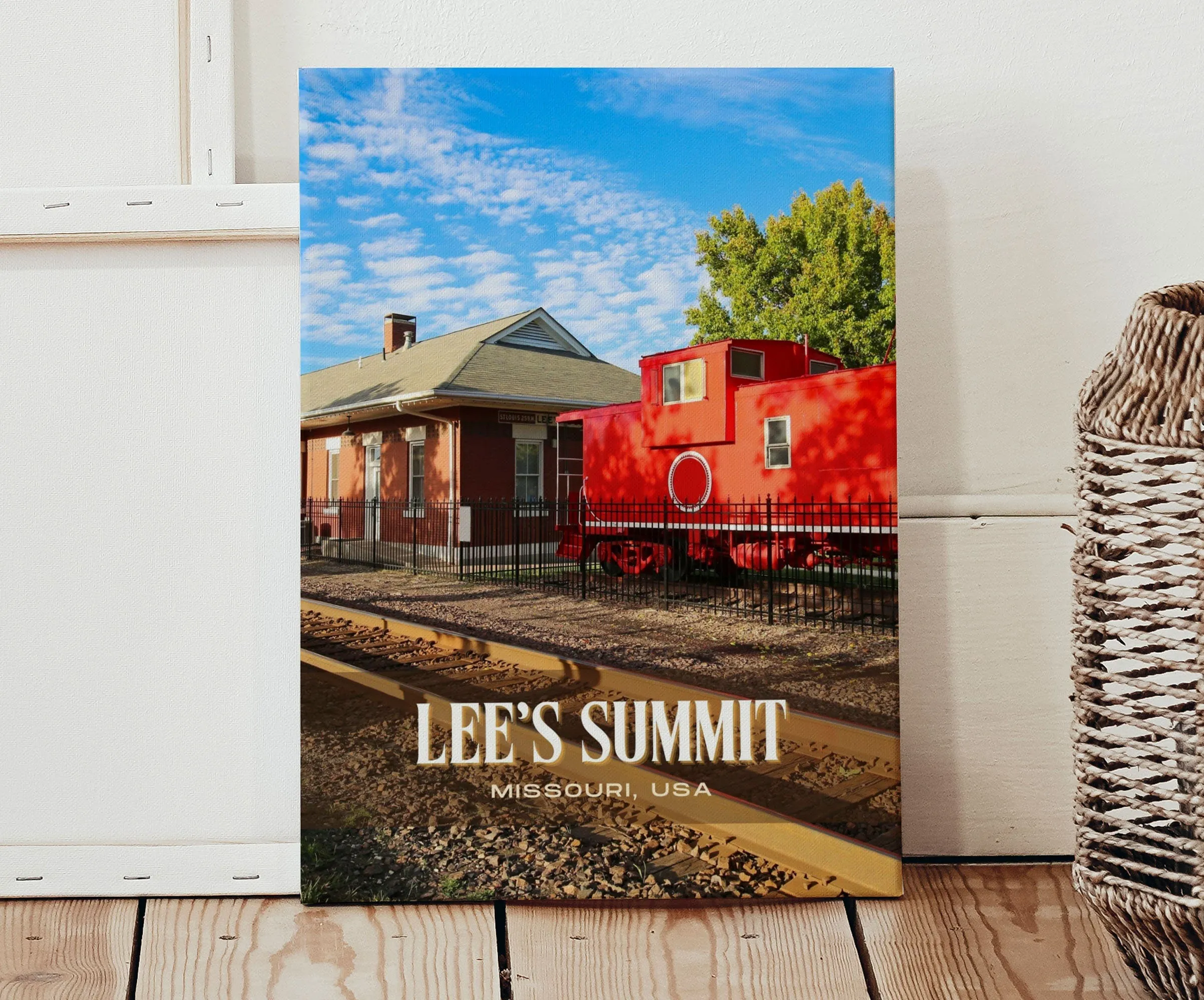 Lee's Summit Retro Wall Art, Missouri, USA