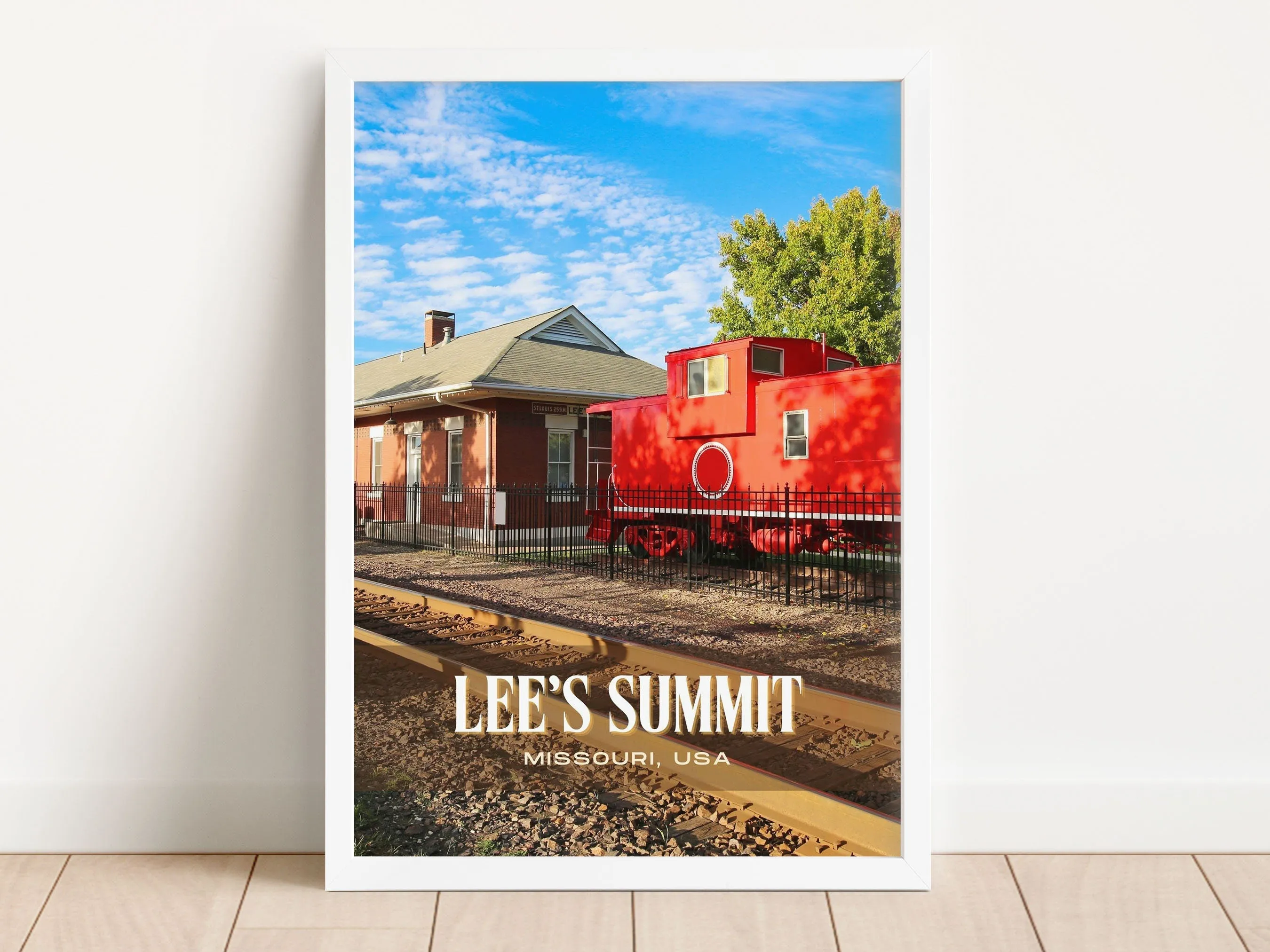 Lee's Summit Retro Wall Art, Missouri, USA