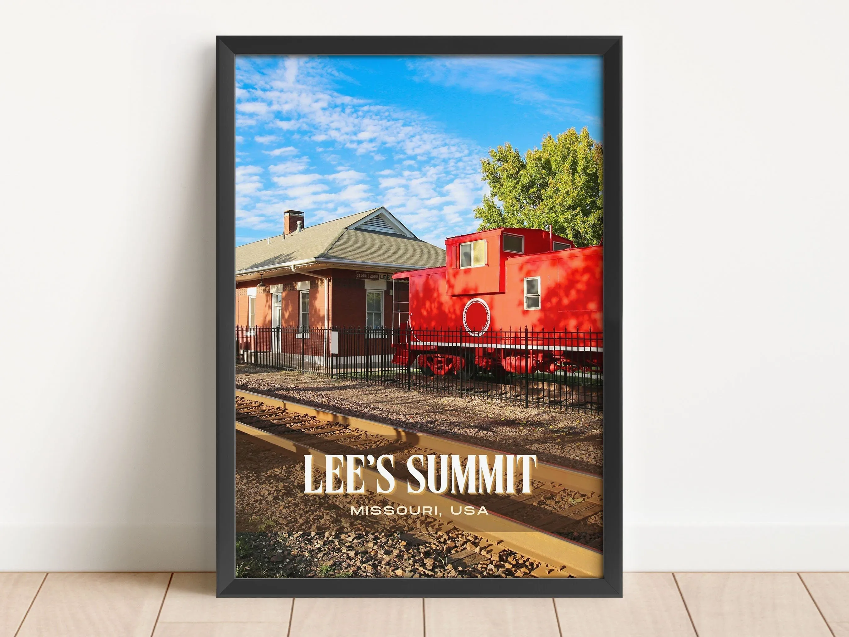 Lee's Summit Retro Wall Art, Missouri, USA