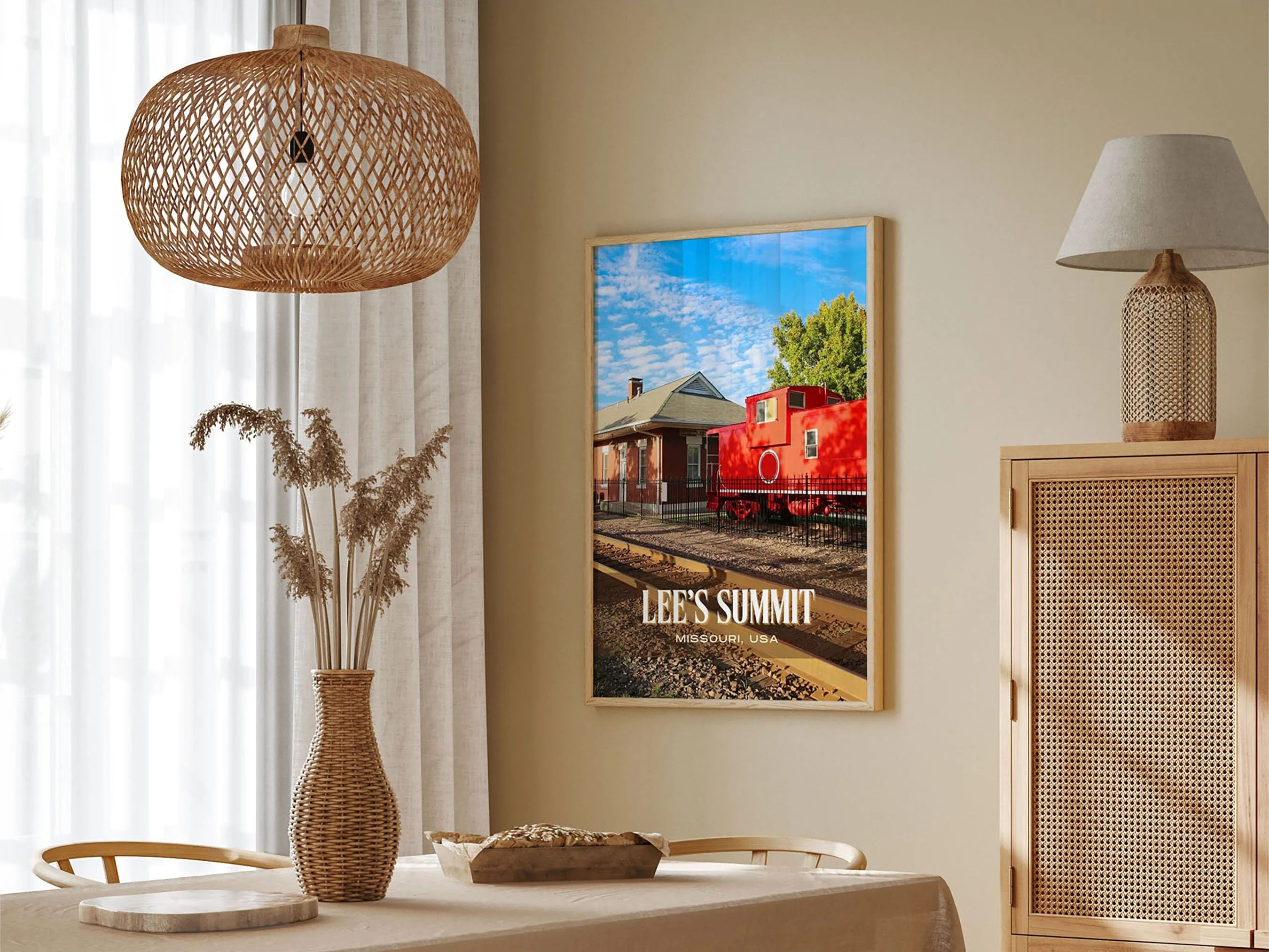Lee's Summit Retro Wall Art, Missouri, USA