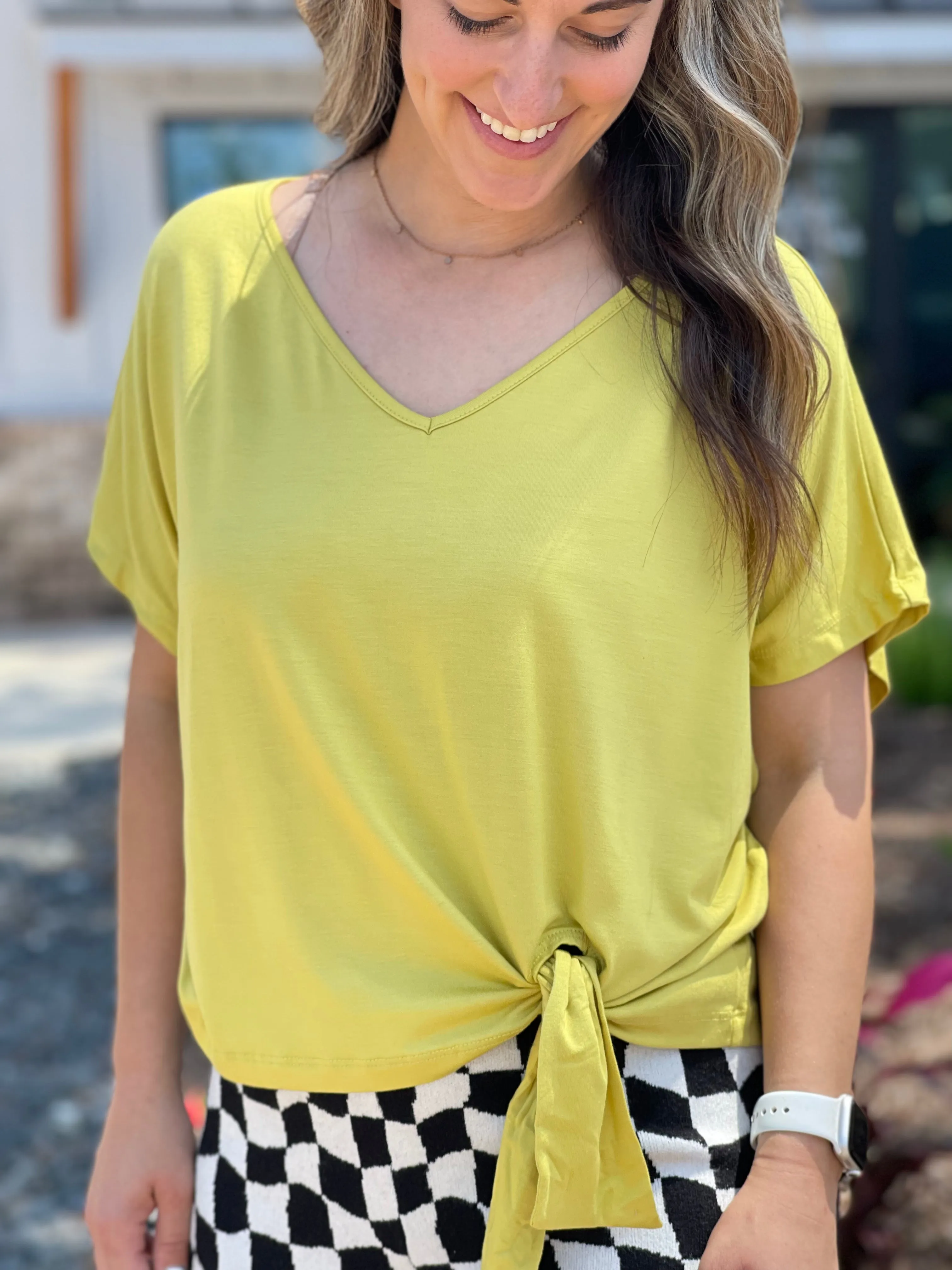 Lemongrass Tie Detail Basic