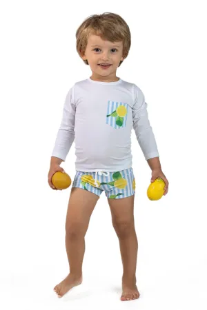 LEMONS Lycra Swim Top