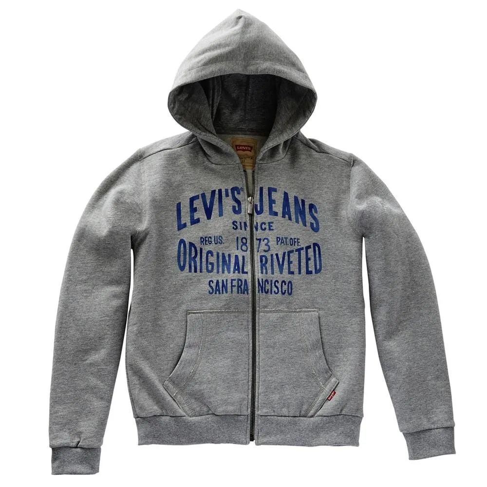 Levi's Grey & Blue Hoodie