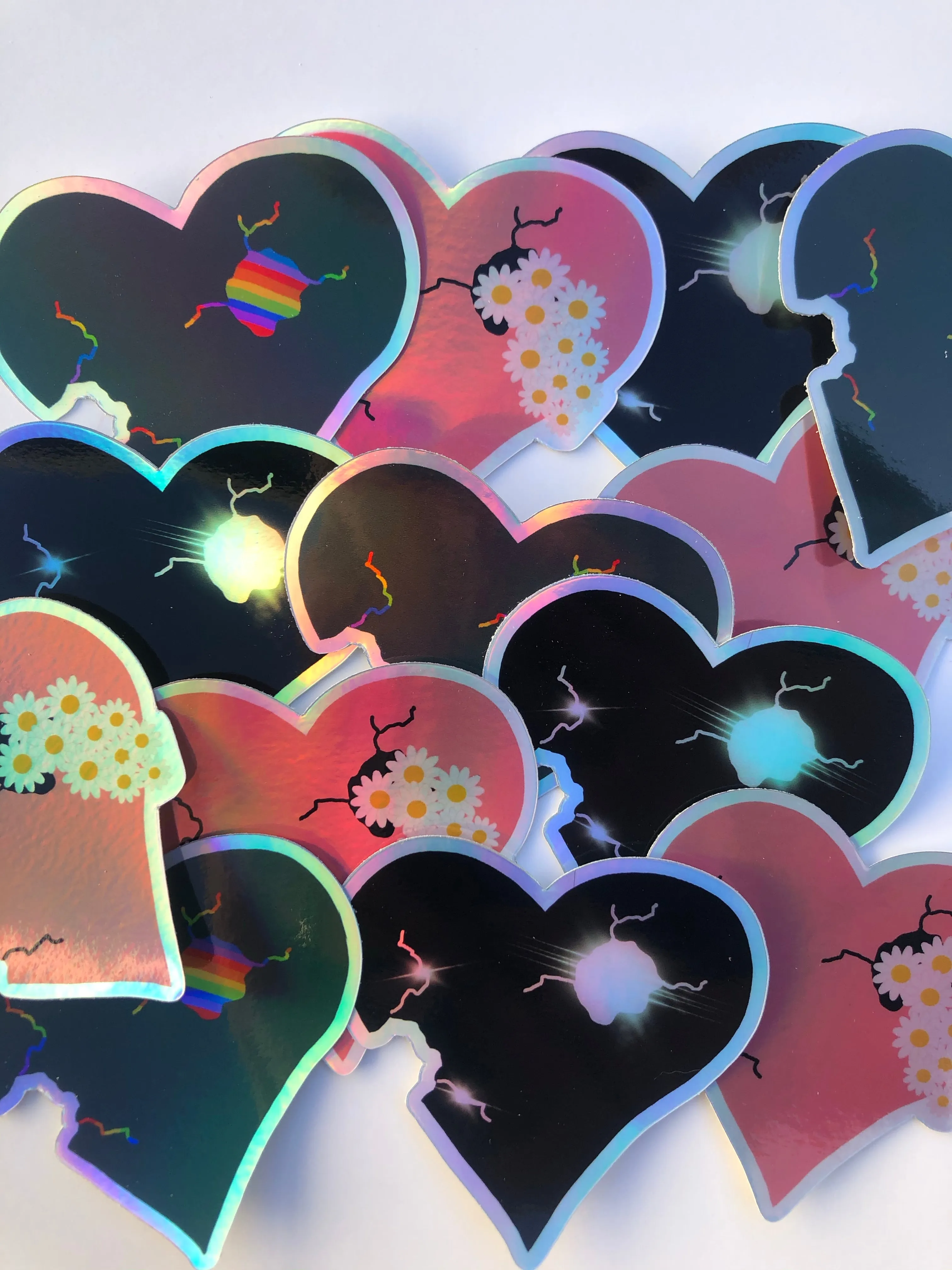 Light Resilient Heart Sticker