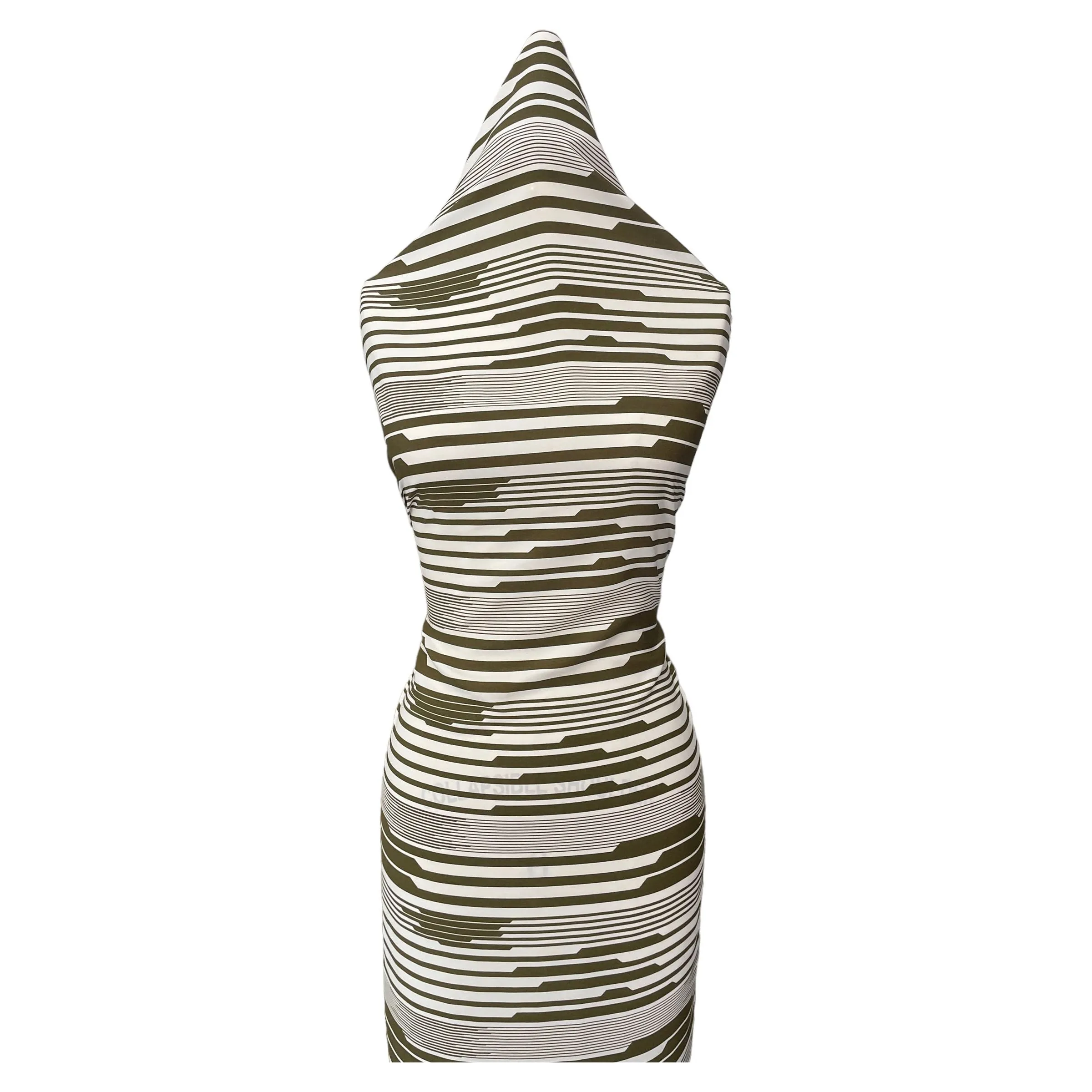 Lillie lines Olive (fabric)