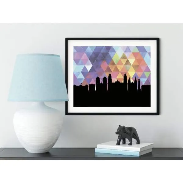 Lima, Peru geometric skyline