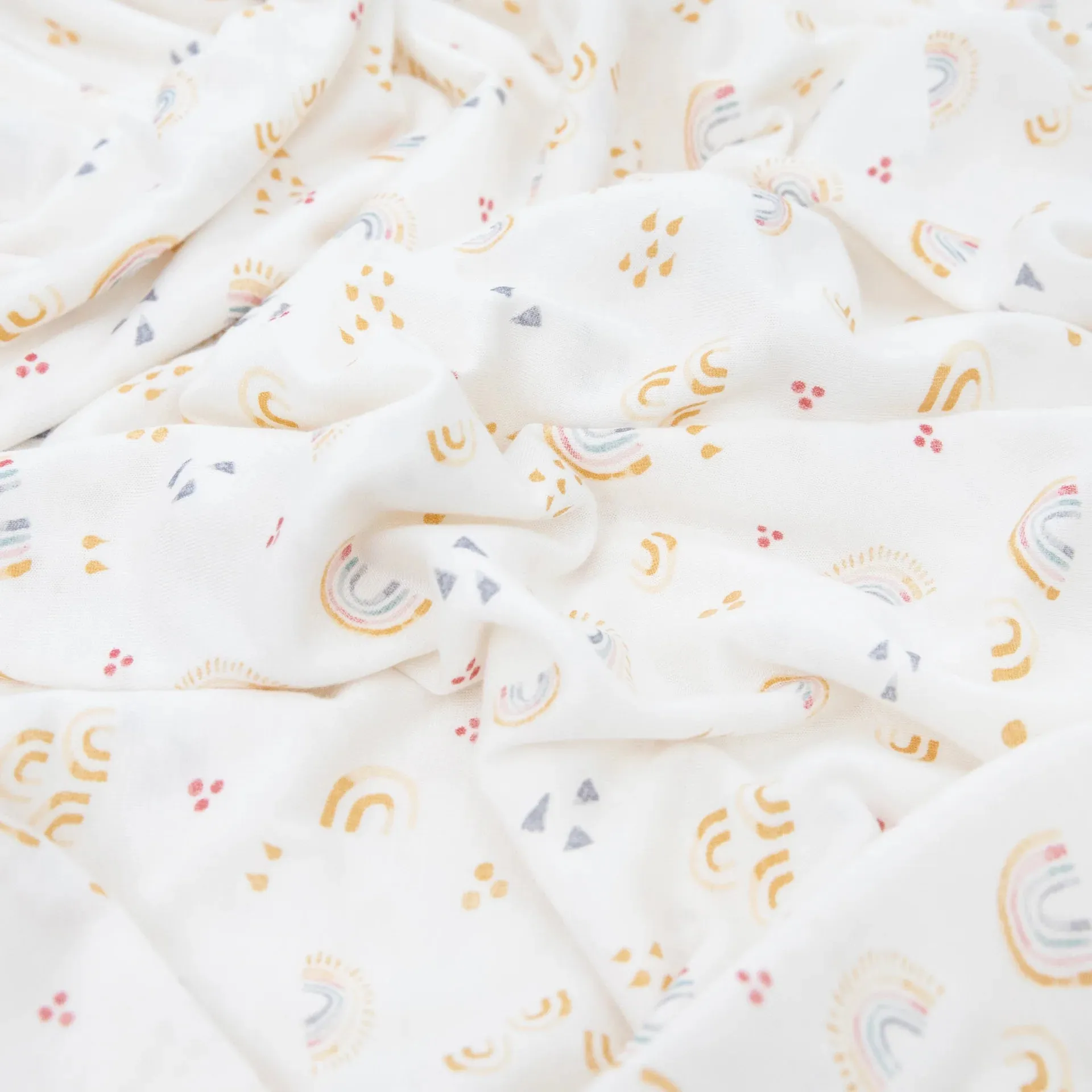 Little Unicorn Stretch Knit Swaddle (Rainbows)