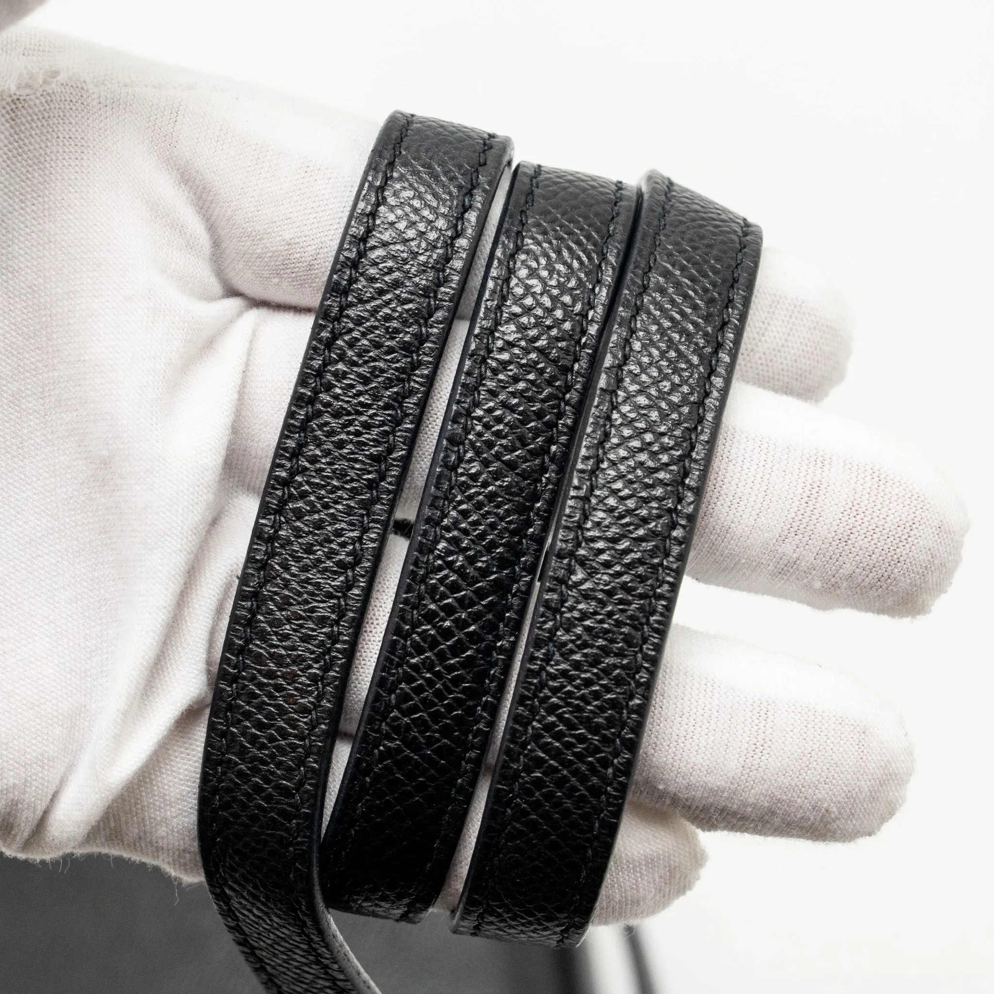 Loewe bracelet pouch lambskin black GHW
