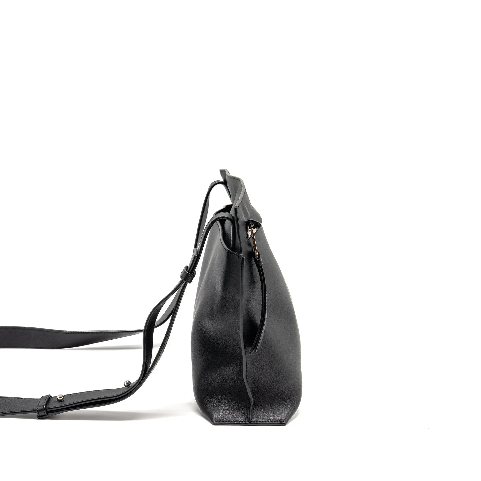 Loewe crossbody men’s messenger bag leather black SHW