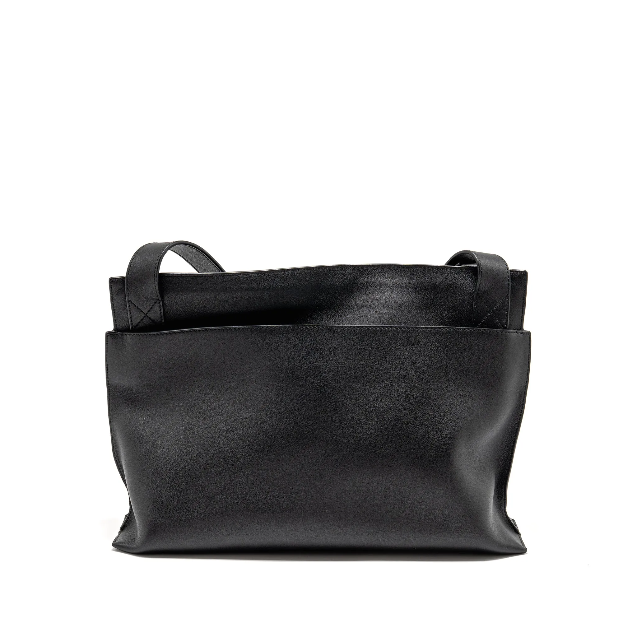 Loewe crossbody men’s messenger bag leather black SHW