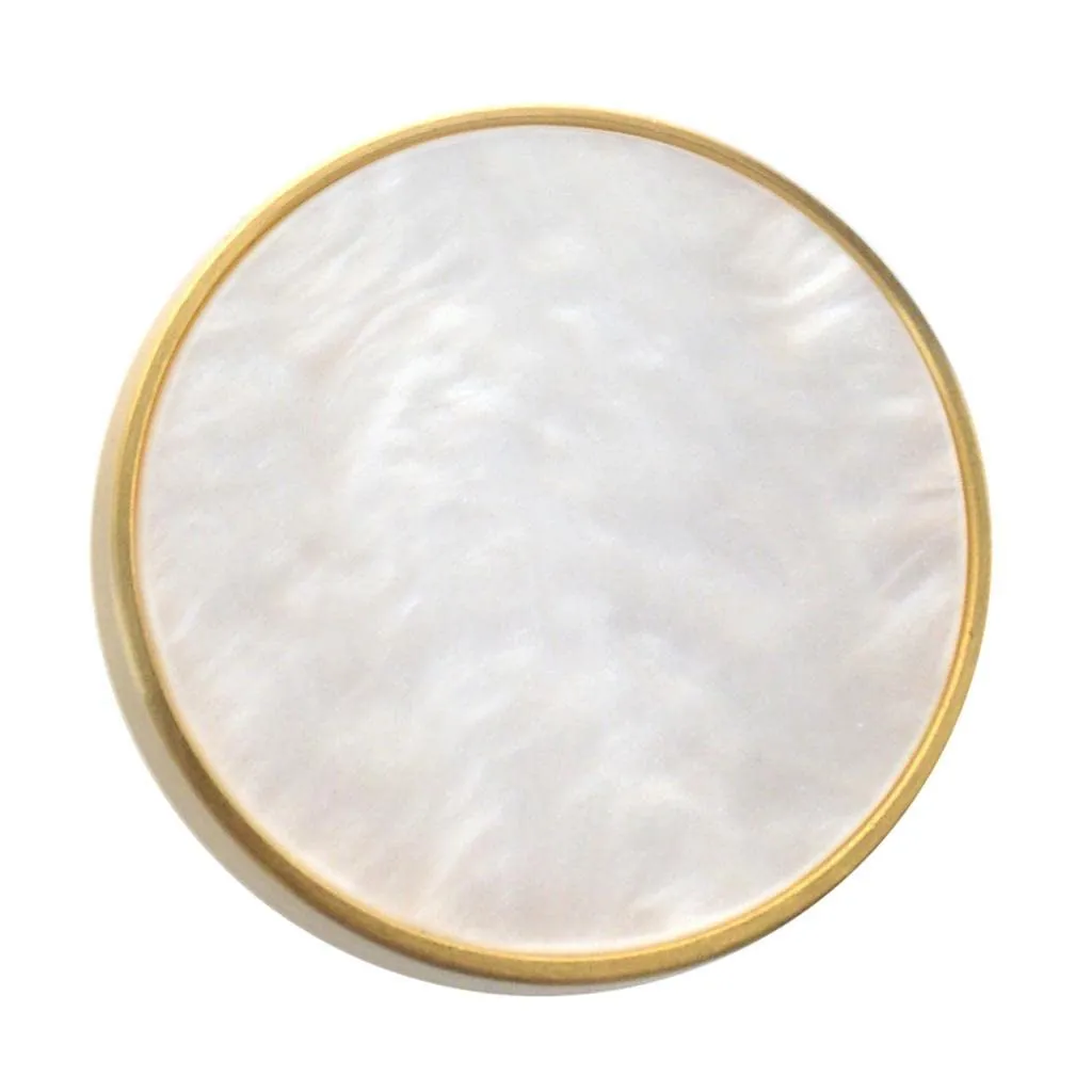 LOOM TREE Brass Single Hole Wardrobe Kitchen Door Knob Cabinet Drawer Pulls 37mm_A