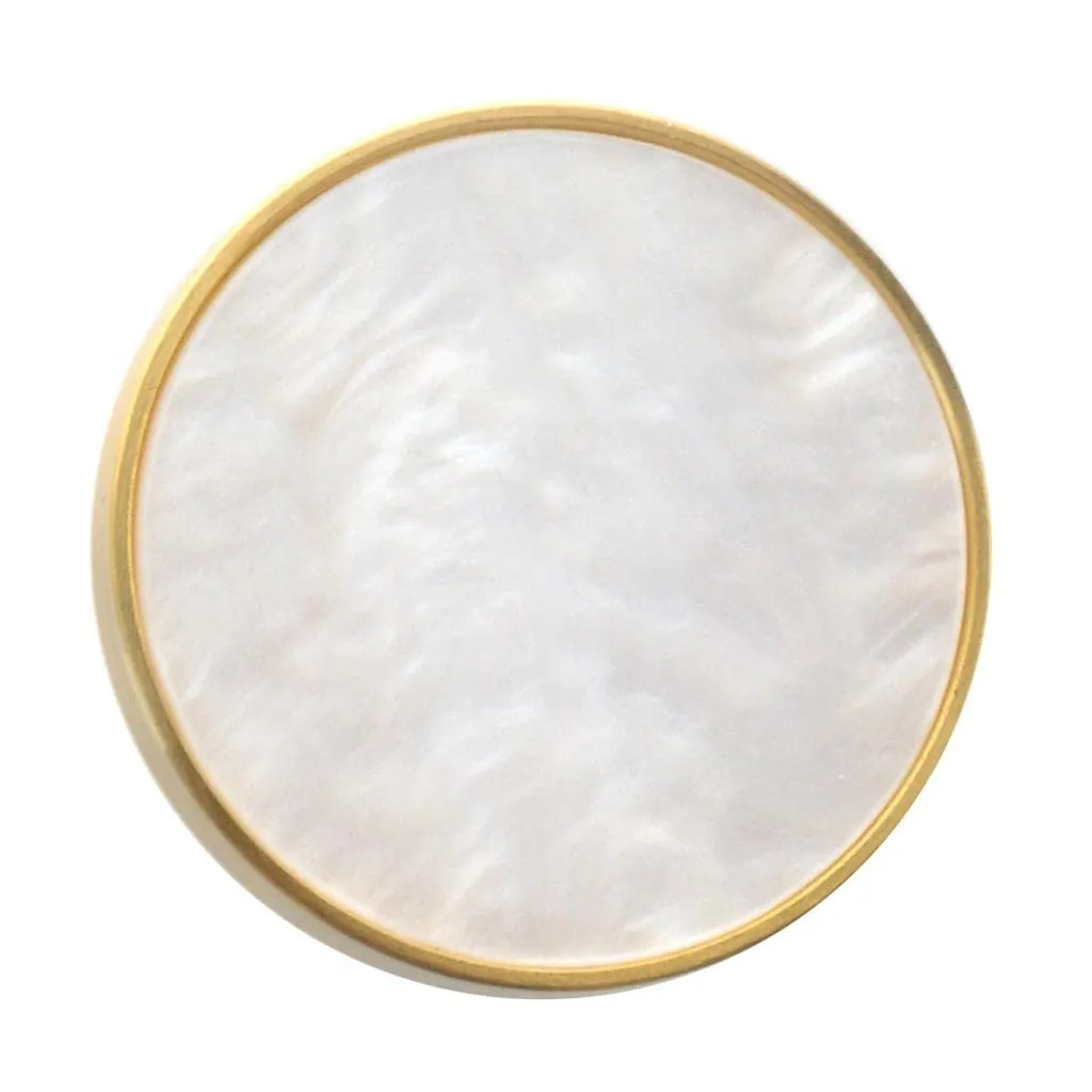 LOOM TREE Brass Single Hole Wardrobe Kitchen Door Knob Cabinet Drawer Pulls 37mm_A