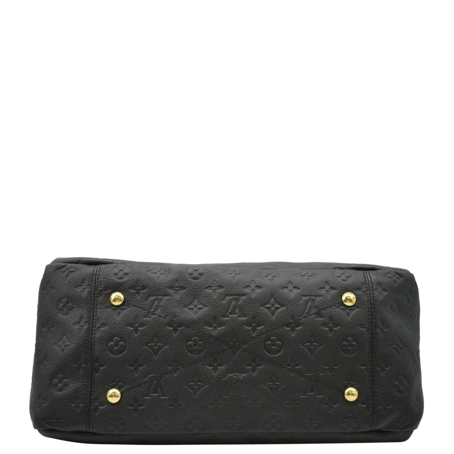 LOUIS VUITTON Artsy MM Monogram Empreinte Leather Shoulder Bag Noir Black
