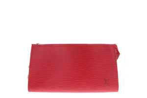Louis Vuitton Epi Pochette Red