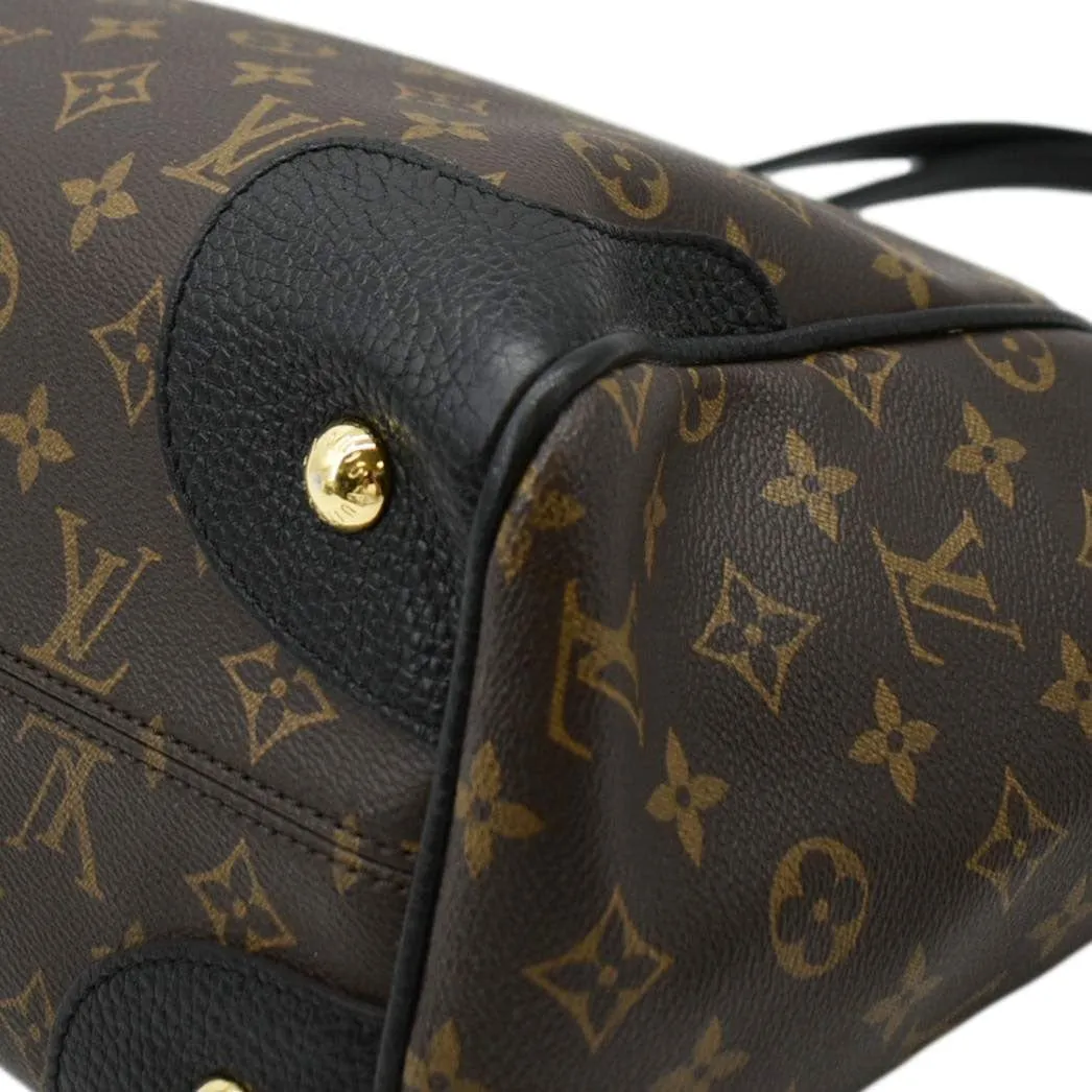 LOUIS VUITTON Estrela MM Monogram Canvas Shoulder Bag Brown