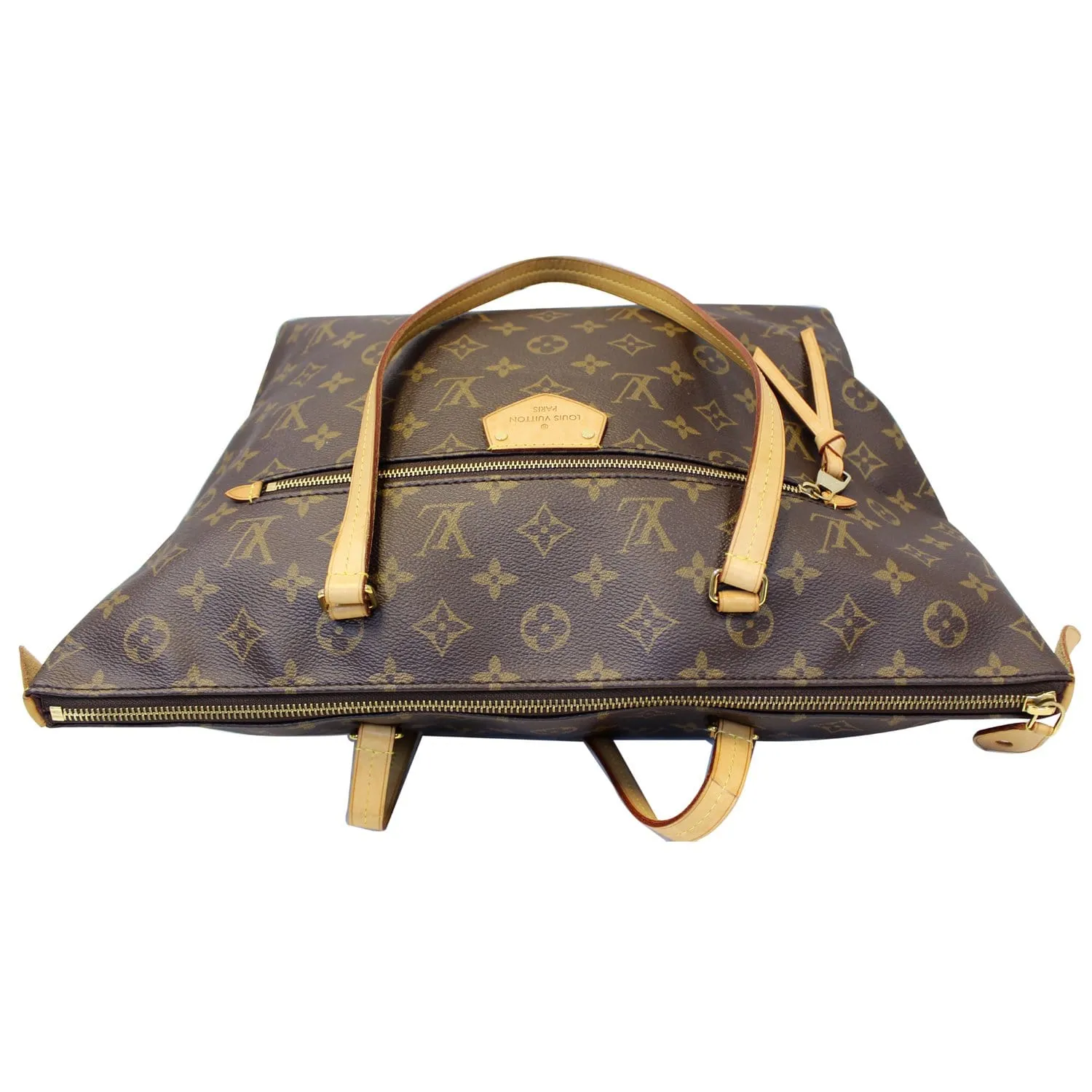 LOUIS VUITTON Iena MM Monogram Canvas Shoulder Bag Brown
