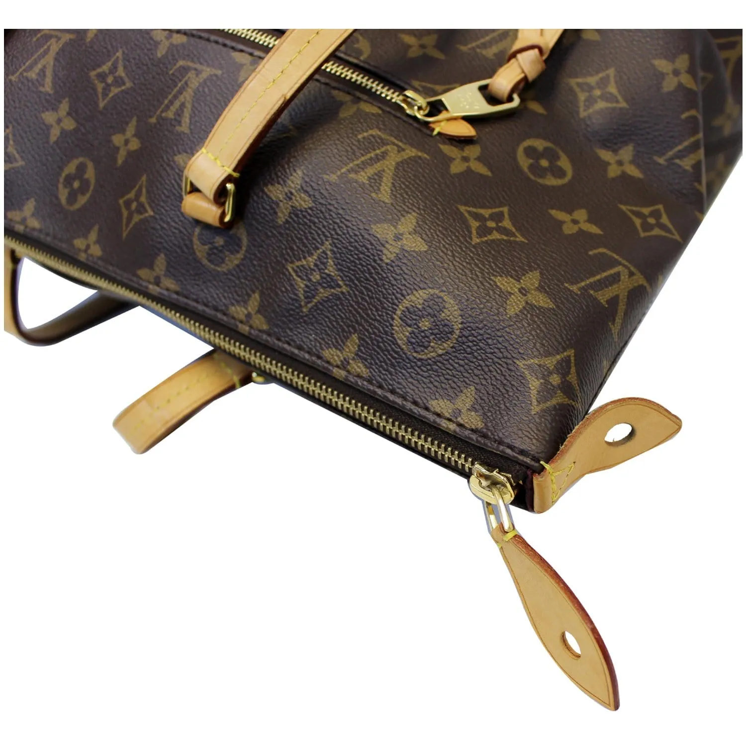 LOUIS VUITTON Iena MM Monogram Canvas Shoulder Bag Brown