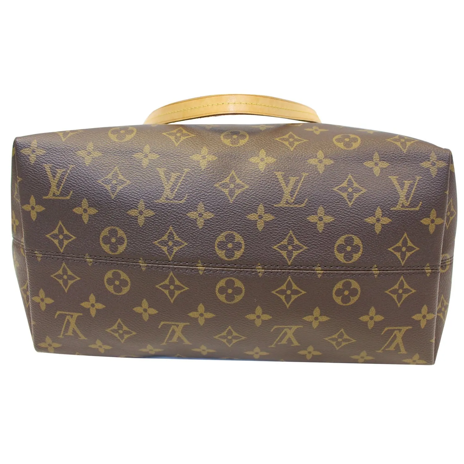 LOUIS VUITTON Iena MM Monogram Canvas Shoulder Bag Brown