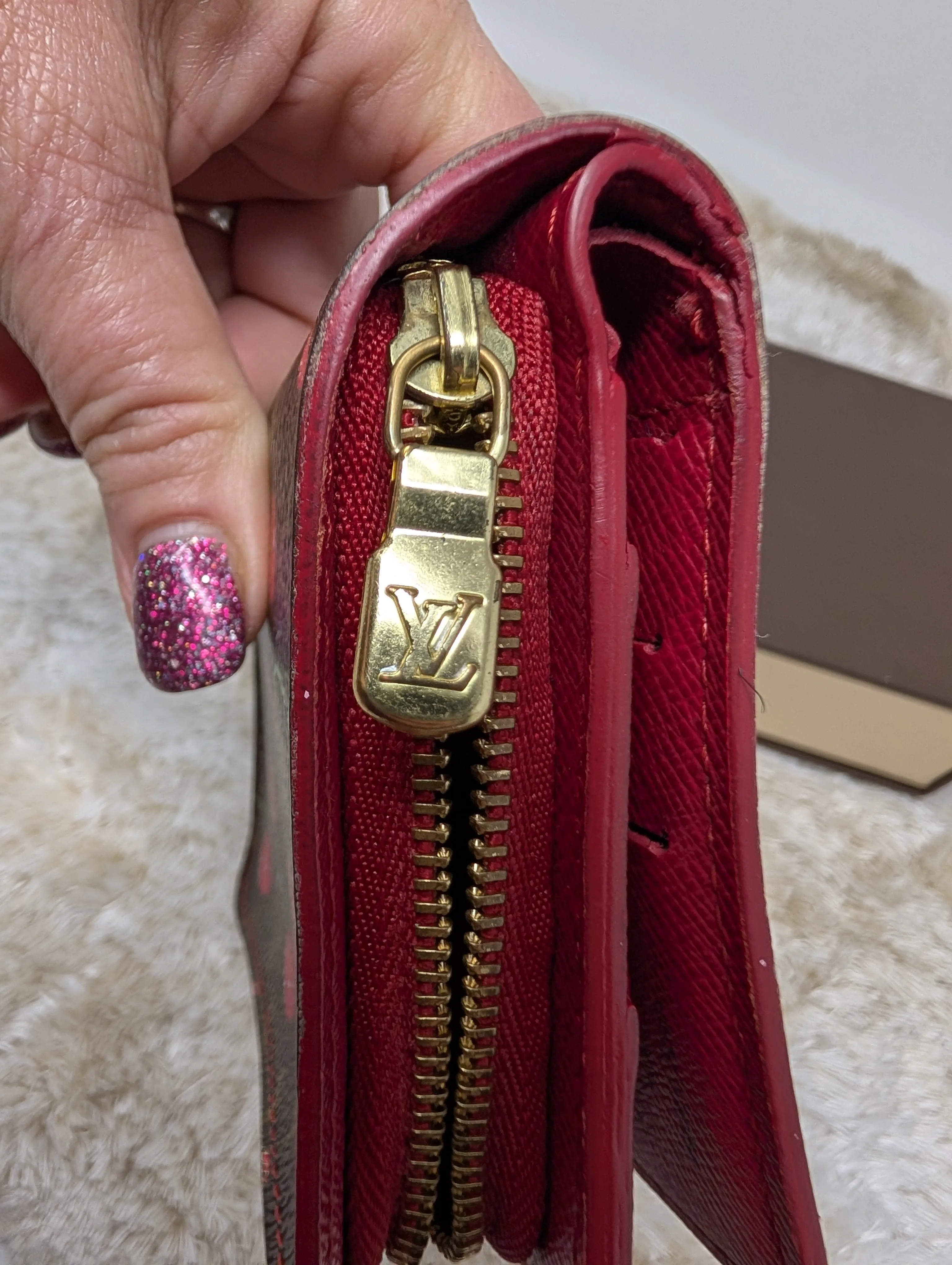 LOUIS VUITTON LIMITED CHERRIES COMPACT WALLET