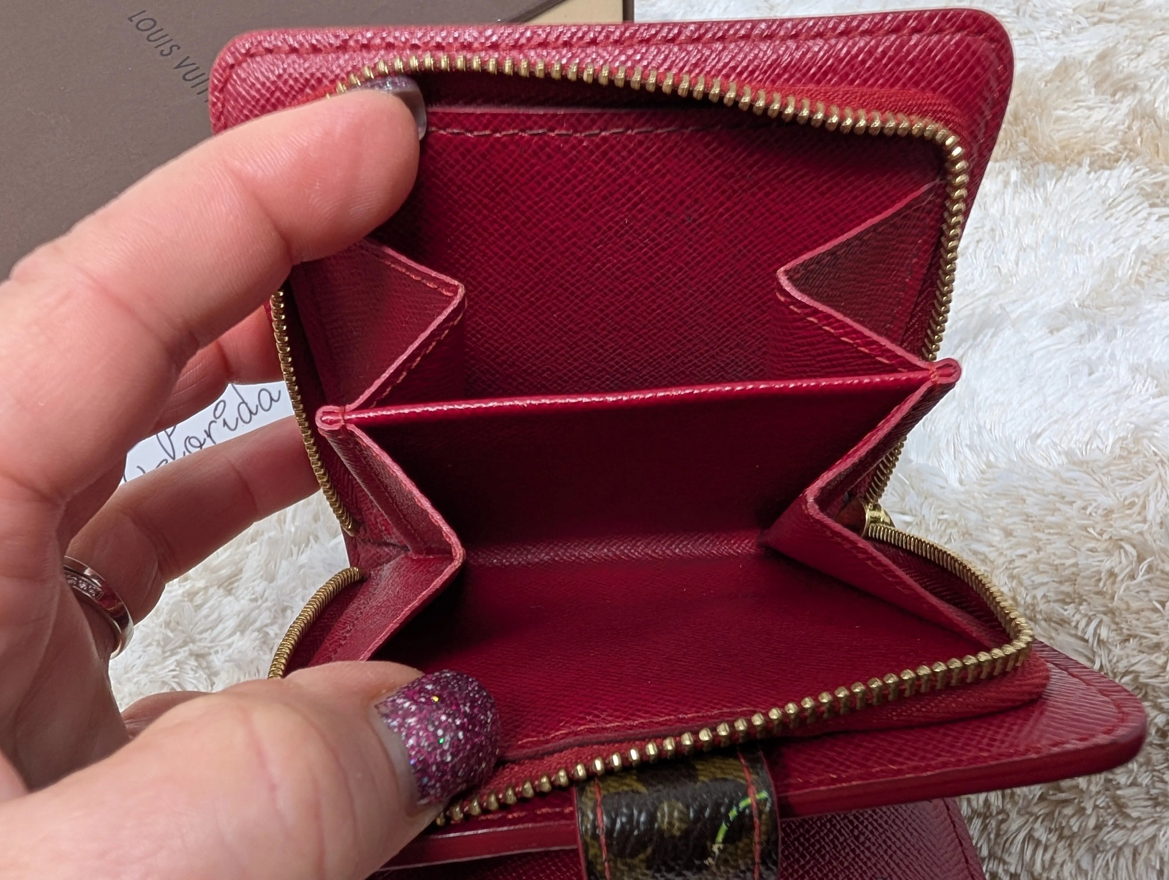 LOUIS VUITTON LIMITED CHERRIES COMPACT WALLET